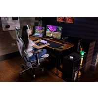 Игровое (геймерское) кресло Razer Enki (черный/зеленый)