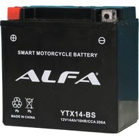 Мотоциклетный аккумулятор ALFA YTX14-BS (14 А·ч) в Бресте