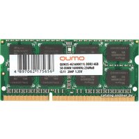 Оперативная память QUMO 4GB DDR3 SODIMM PC3-12800 QUM3S-4G1600K11L