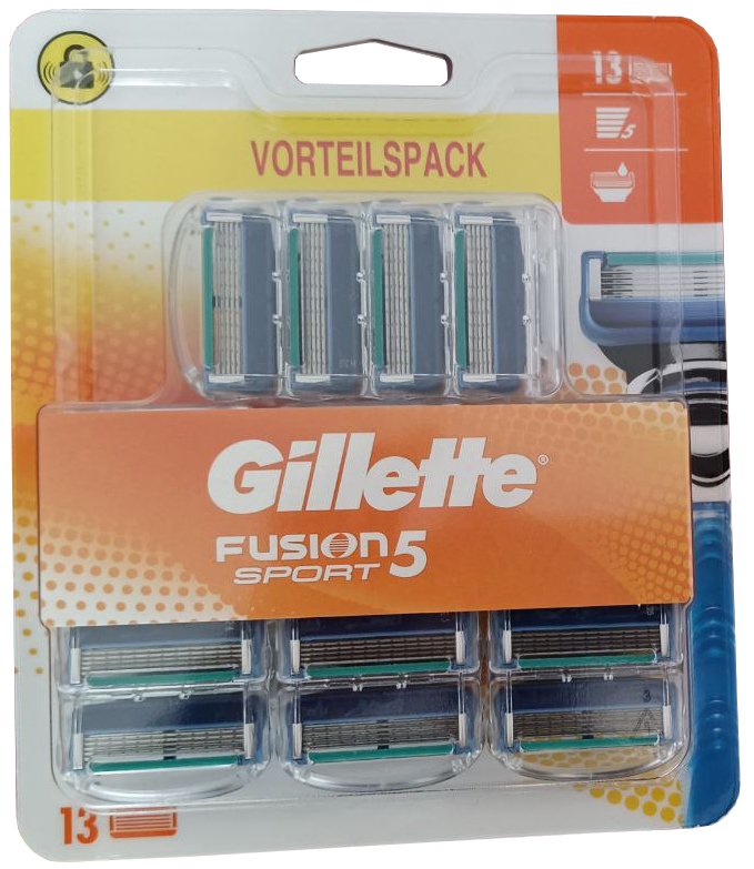 

Сменные кассеты для бритья Gillette Fusion5 Sport (13 шт)