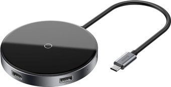 Док-станция Baseus Circular Mirror Wireless Charger Hub WXJMY-0G