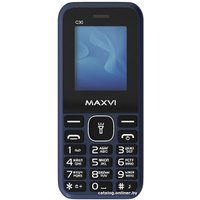 Кнопочный телефон Maxvi C30 (синий)