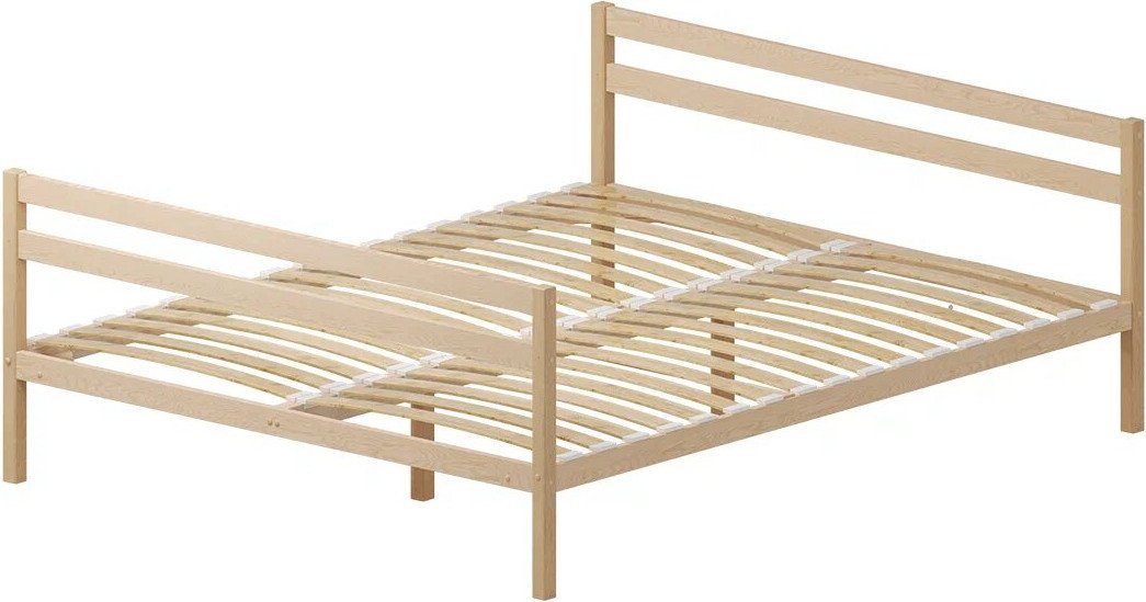 Кровать Домаклево Акация 180x190+С1+С1 (натуральный)