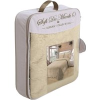 Набор текстиля для спальни Sofi De MarkO Церцея 240x260 Пок-Ц12-240х260 (светло-бежевый)