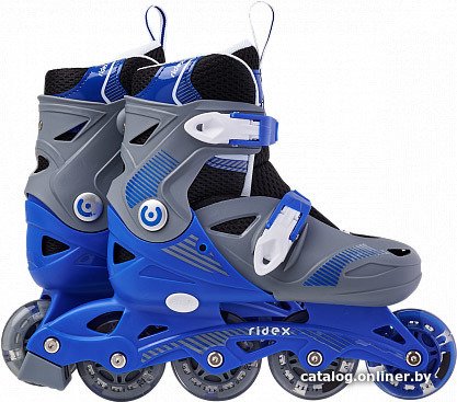 Роликовые коньки Ridex Swipe Blue S (р. 31-34, синий/серый)