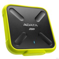 Внешний накопитель ADATA SD700 256GB (черный/желтый) [ASD700-256GU3-CYL]