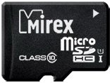

Карта памяти Mirex 13612-MCSUHS16 microSDHC 16GB