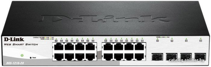 Настраиваемый коммутатор D-Link DGS-1210-20/C1A