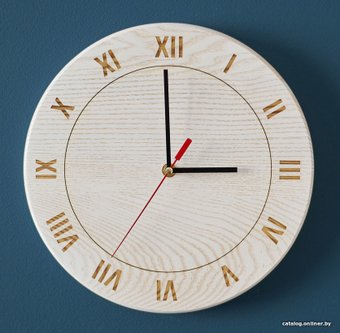 Настенные часы Richwood Clock-4/White (ясень белый)
