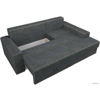 Угловой диван Mebelico Майами 15 114891 (правый, рогожка, серый)