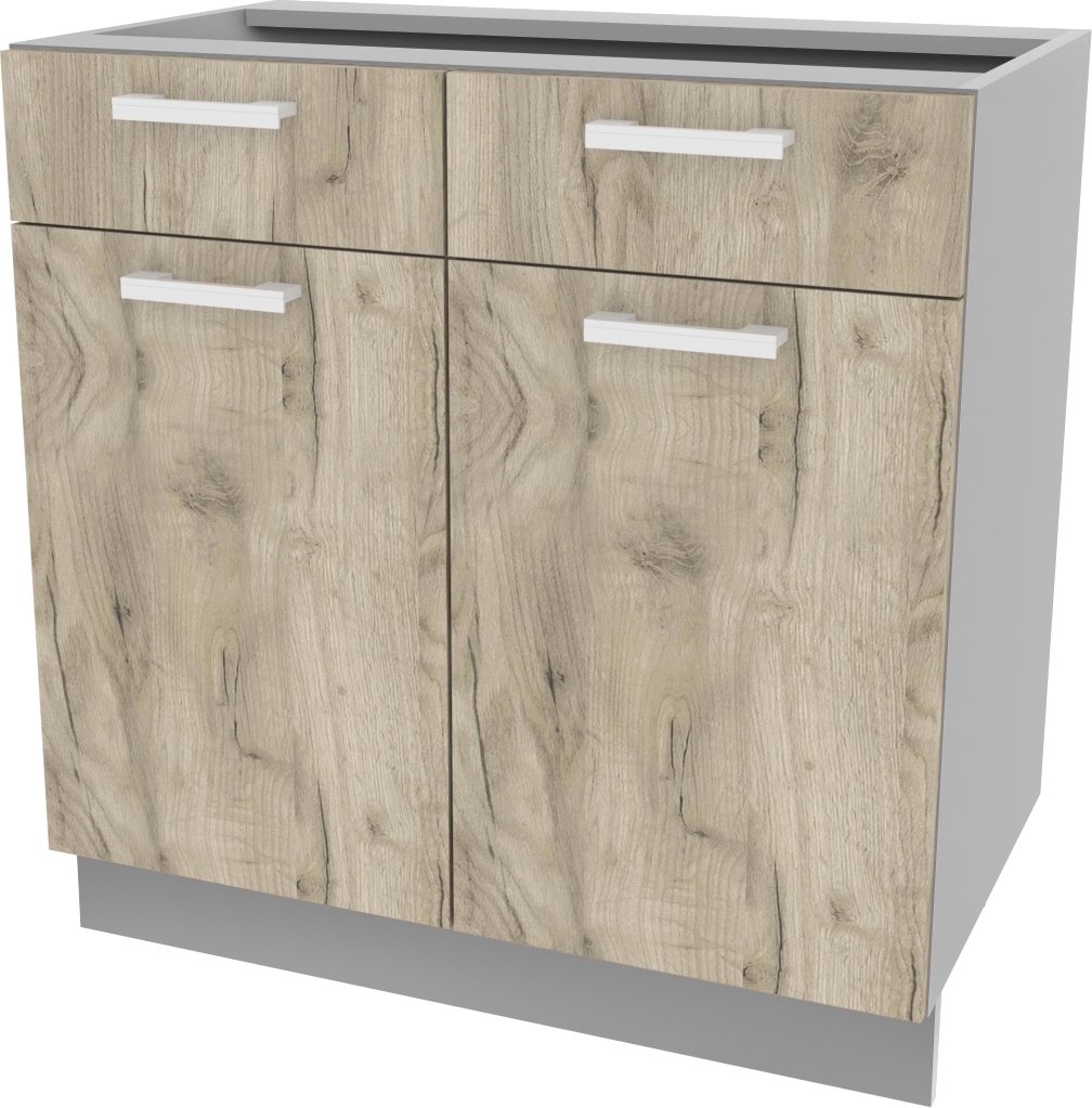 

Шкаф напольный Интерлиния Компо НШ80рш2 (дуб серый)