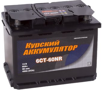 Курский Аккумулятор 6СТ-60N L 510A (60 А·ч)