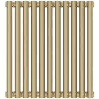 Стальной трубчатый радиатор Сунержа Эстет-11 500х495 11 секций (матовая шампань)