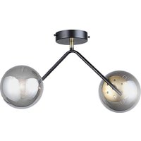 Припотолочная люстра Aitin Pro НПБ 02-2x60-102 N36378/2 (черный/бронза)