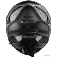 Мотошлем LS2 FF800 Storm Faster (XS, черно-серый матовый)