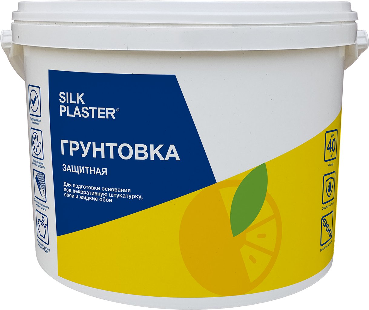 

Водно-диспрессионная грунтовка Silk Plaster для жидких обоев 5 л