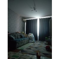 Штора Модный текстиль 01L1 112MT391019 (230x150, темно-серый)