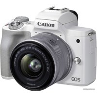 Беззеркальный фотоаппарат Canon EOS M50 Mark II Kit EF-M 15-45mm f/3.5-6.3 IS STM (белый)