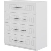 Комод Неман мебель Отис МН-039-18 (белый полоска)