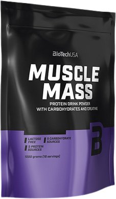 

Протеин комплексный BioTech USA Muscle Mass (клубника, 1 кг)