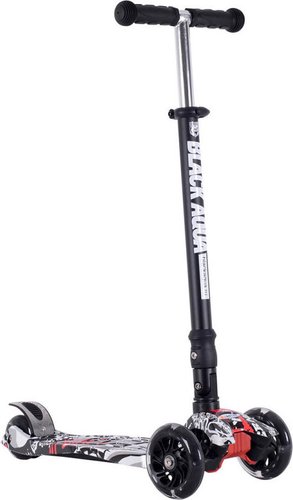 Трехколесный самокат Black Aqua MG021 (газета)