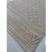 Ковер для жилой комнаты LAXMI Comfort 847 прямоугольник (0.8x1.5, Beige/Beige)