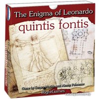 Настольная игра Правильные игры Загадка Леонардо. Quintis Fontis