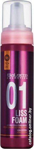 Пенка Salerm Cosmetics выпрямляющая легкой фиксации Liss Foam Pro Line 200 мл