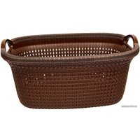 Корзина Эльфпласт Paola 30 л (коричневый)