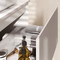  Belux Тумба под умывальник Luna НП 120-03 К (18, белый матовый)