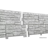 Панель фасадная Ю-Пласт Стоун Хаус Сланец 0225.Н. НМ000001930 (светло-серый)