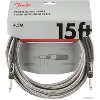 Гитарный кабель Fender Pro 15 INST Cable WHT TWD 6.3 Jack - 6.3 Jack (4.5 м, белый)