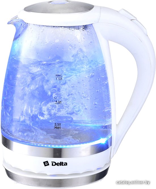 Электрический чайник Delta DL-1202 (белый)