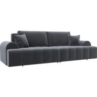 Диван Лига диванов Лига-080 131117 (велюр Seven 17 серый)