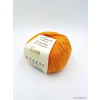 Пряжа для вязания Gazzal Baby Wool 837 50 г 175 м (оранжевый/морковка)