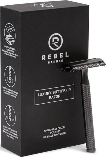 Бритвенный станок Rebel Barber Space Gray Т-образный