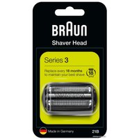 Сетка и режущий блок Braun Series 3 21B (черный)