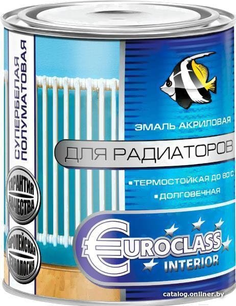 Эмаль Euroclass Для радиаторов отопления 900 г (белый)