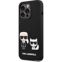 Чехол для телефона CG Mobile Lagerfeld для iPhone 14 Pro KLHCP14LSSKCK