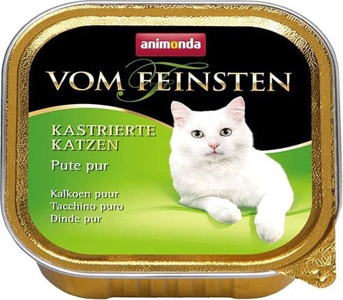 

Консервированный корм для кошек Animonda Vom Feinsten Castrated с индейкой 0.1 кг