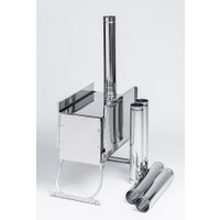 Свободностоящая печь-камин Инвент Экономка большая (с экранами)