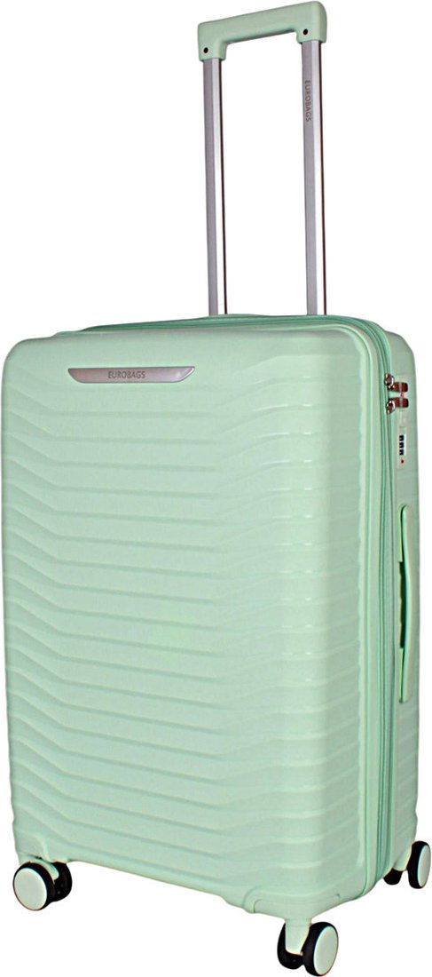 Чемодан-спиннер Eurobags PP-N21 L (мятный)