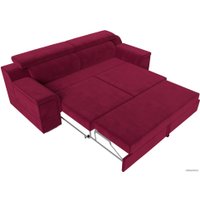 Диван Лига диванов Лига-003 117112 (микровельвет бордовый)