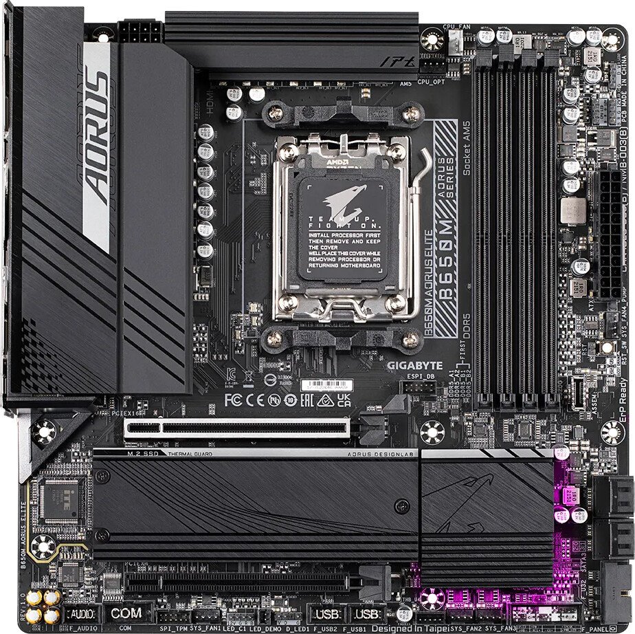Материнская плата Gigabyte B650M Aorus Elite (rev. 1.2)