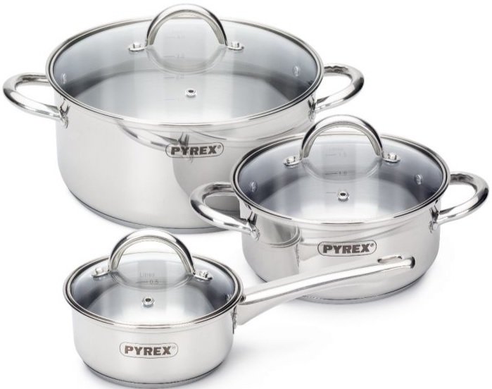 

Набор кастрюль Pyrex Master MAS02MX/E002