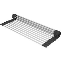 Кухонная мойка Roxen Uno 560210-54B-V графит/текстурная PVD покрытие (с ролл-матом и дозатором)
