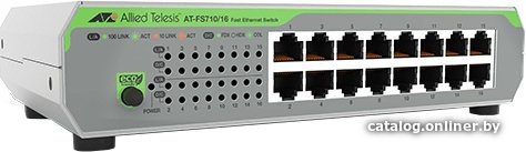 Неуправляемый коммутатор Allied Telesis AT-FS710/16