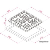 Комплект встраиваемой техники TEKA HSB 610 BK + EX 60.1 4G AI AL CI