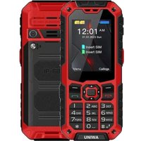 Кнопочный телефон Uniwa S9 4G (красный)