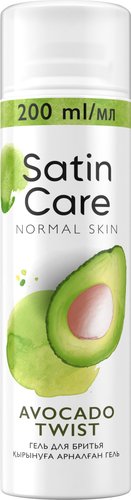 Гель для бритья Gillette Satin Care Avocado Twist для нормальной кожи (200 мл)